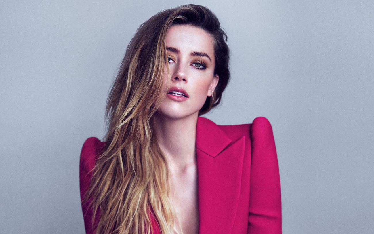 Stunning Amber Heard Celebrity Wide HD Wallpaper