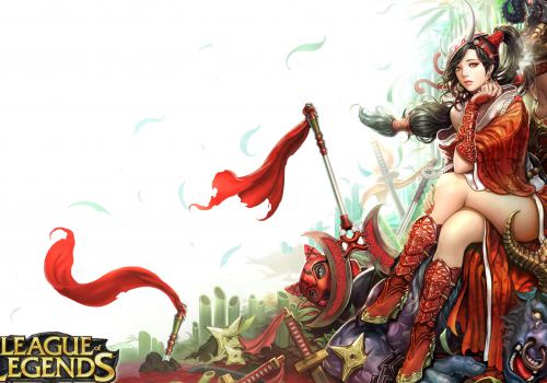 League of Legends Hot Legs Girl Warriors PC Games Wallpaper